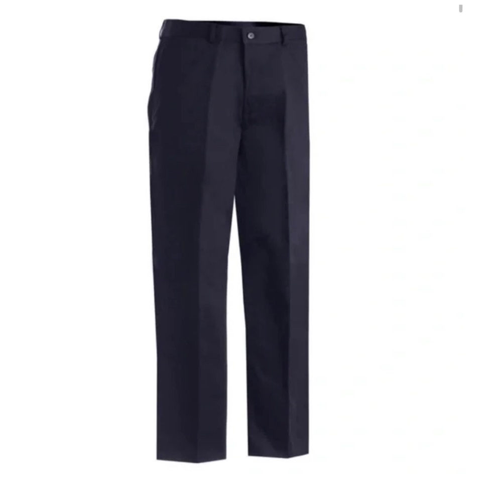 EDWARDS • Men's Easy Fit Navy Flat Front Business Chino Pants 42 x 34